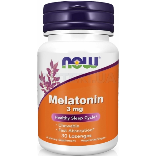 Now Foods Мелатонин капсулы 3 мг, №60
