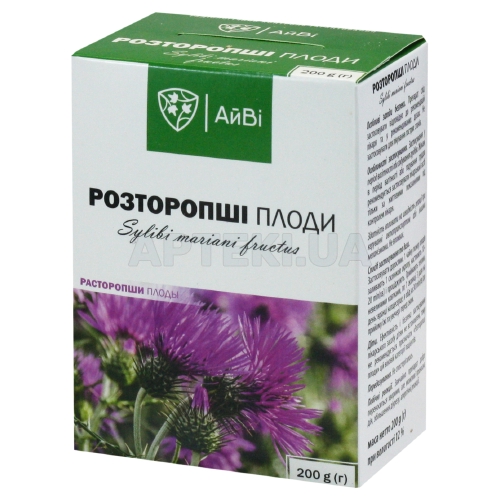 Розторопші плоди плоди 200 г пачка тм АйВі, №1