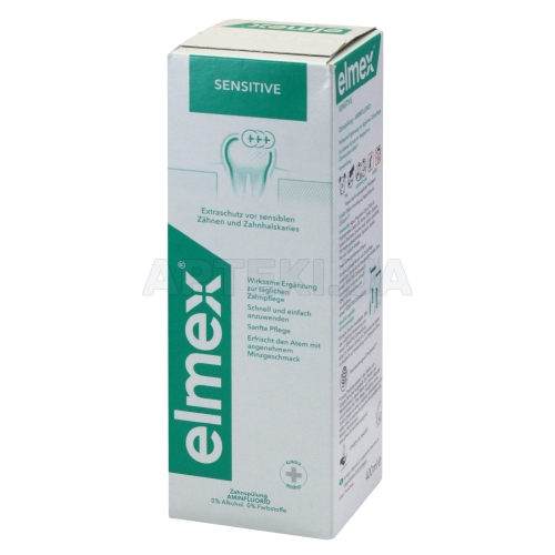 ОПОЛАСКИВАТЕЛЬ ДЛЯ ПОЛОСТИ РТА ELMEX "SENSITIVE PLUS" 400 мл, №1