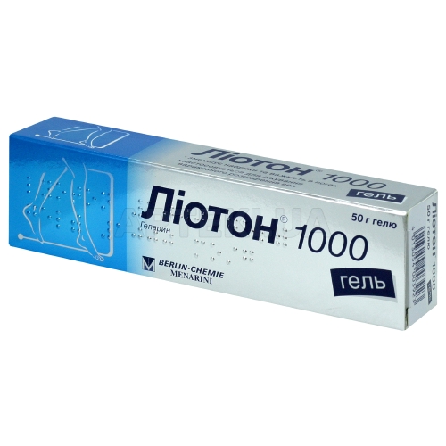 Ліотон® 1000 Гель гель туба 50 г, №1