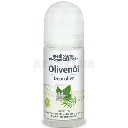 D'Oliva Olivenol Зелений чай дезодорант роликовий 50 мл, №1