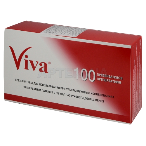 ПРЕЗЕРВАТИВ ДЛЯ УЛЬТРАЗВУКОВОЇ ДІАГНОСТИКИ VIVA, №100