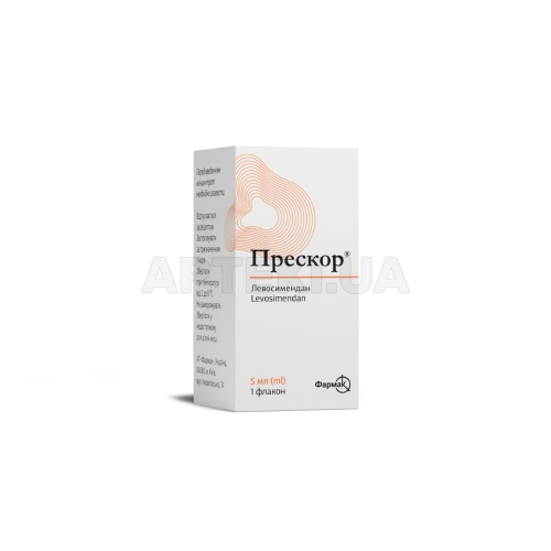 Прескор® концентрат для приготування розчину для інфузій 2.5 мг/мл флакон скляний 5 мл, №1