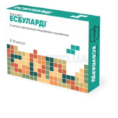 Есбуларді™ капсули 450 мг блістер, №10