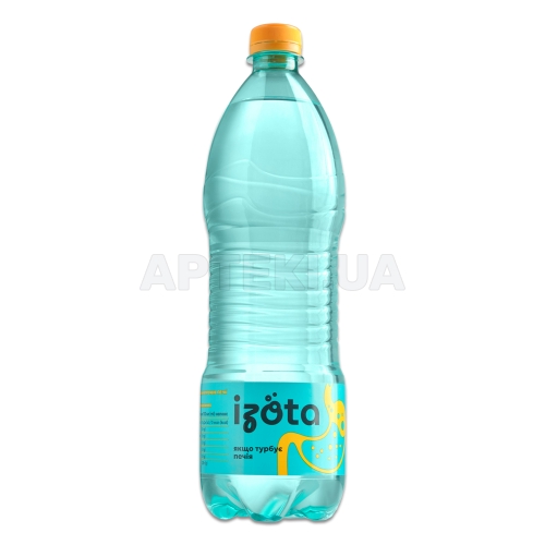 Ізота напій безалкогольний з вмістом соди для спеціального призначення пляшка 950 мл, №1