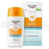 Eucerin Гидро Протект Солнцезащитный ультралегкий флюид для увлажнения лица с SPF 50+ 50 мл, №1