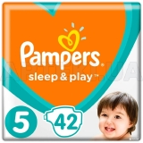 Підгузники дитячі Pampers Sleep & Play junior (11-16 кг), №42