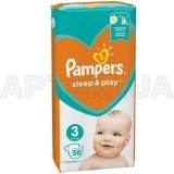 Підгузники дитячі Pampers Sleep & Play midi (6-10 кг), №58