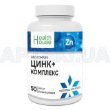 Цинк+комплекс капсулы 420 мг контейнер тм Health House, №50