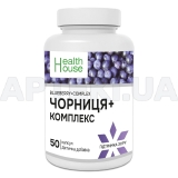 Чорниця+комплекс капсули 620 мг контейнер тм Health House, №50