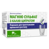 Магния сульфат с калия цитратом порошок для приготовления орального раствора пакет-саше 5 г тм Магнолия, №30