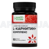 L-Карнитин+комплекс капсулы контейнер тм Health House, №50