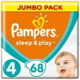 Підгузники дитячі Pampers Sleep & Play maxi (7-14 кг), №68