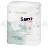 ПЕЛЕНКИ ПОГЛОЩАЮЩИЕ SENI SOFT BASIC 60 см х 60 см, №30