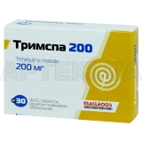 Тримспа 200 таблетки, покрытые пленочной оболочкой 200 мг стрип, №30