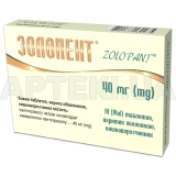 Золопент® таблетки, вкриті кишково-розчинною оболонкою 40 мг блістер, №14