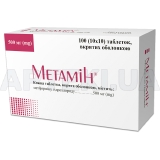 Метамін® таблетки, вкриті оболонкою 500 мг, №100