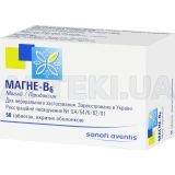Магне-B6® таблетки, вкриті оболонкою блістер, №50