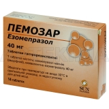 Пемозар таблетки гастрорезистентні 40 мг блістер, №14