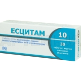 Есцитам 10 таблетки, вкриті плівковою оболонкою 10 мг блістер, №30