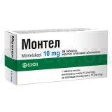 Монтел таблетки, покрытые пленочной оболочкой 10 мг блистер, №28
