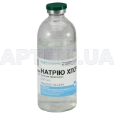 Натрію хлорид розчин для інфузій 9 мг/мл пляшка 200 мл, №1