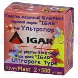 ПЛАСТИР МЕДИЧНИЙ RiverPlast торгової марки "IGAR" тип УЛЬТРАПОР (на нетканій основі) 2 см х 500 см, №1