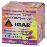 ПЛАСТЫРЬ МЕДИЦИНСКИЙ RiverPlast торговой марки "IGAR" тип УЛЬТРАПОР (на нетканевой основе) 3 см х 500 см, №1