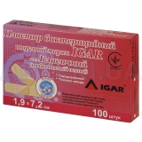 ПЛАСТЫРЬ БАКТЕРИЦИДНЫЙ торговой марки IGAR тип КЛАССИЧЕСКИЙ (на хлопковой основе) 1,9 см х 7,2 см, №100