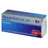 Прамипексол-ЗН таблетки 1 мг блистер, №30