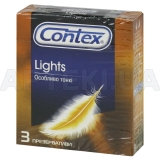 ПРЕЗЕРВАТИВЫ ЛАТЕКСНЫЕ С СИЛИКОНОВОЙ СМАЗКОЙ CONTEX lights особо тонкие, №3