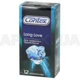 ПРЕЗЕРВАТИВЫ ЛАТЕКСНЫЕ С СИЛИКОНОВОЙ СМАЗКОЙ CONTEX Long love с анестетиком, №12