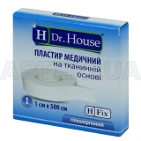 ПЛАСТИР МЕДИЧНИЙ "H Dr. House" 1 см х 500 см коробка паперова на тканинній основі, №1