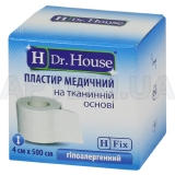 ПЛАСТИР МЕДИЧНИЙ "H Dr. House" 4 см х 500 см коробка паперова на тканинній основі, №1