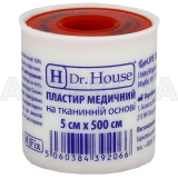 ПЛАСТИР МЕДИЧНИЙ "H Dr. House" 5 см х 500 см пластикова котушка на тканинній основі, №1