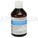 Перекис водню розчин для зовнішнього застосування 3 % флакон 100 мл, №1