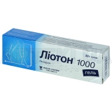 Ліотон® 1000 Гель гель туба 30 г, №1