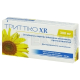 Триттико XR таблетки пролонгиров. действия, покрытые пленочной оболочкой 300 мг блистер, №30