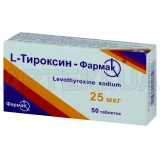 L-Тироксин-Фармак® таблетки 25 мкг, №50