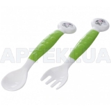 ПОСУДА 56/580 ложка и вилка гибкие, №1