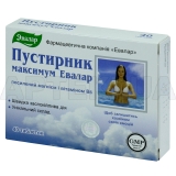 ПУСТИРНИК МАКСИМУМ ЕВАЛАР таблетки 0.55 г блістер, №40