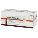Меропенем-Віста порошок для розчину для ін'єкцій 500 мг флакон, №10