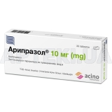 Арипразол® таблетки 10 мг блістер, №30