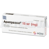 Арипразол® таблетки 15 мг блистер, №10