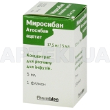 Миросибан концентрат для розчину для інфузій 37.5 мг/5 мл флакон 5 мл, №1