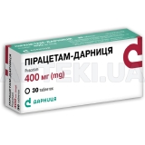 Пирацетам-Дарница таблетки 400 мг контурная ячейковая упаковка пачка, №30