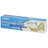 Лиотромб 1000-Здоровье гель 1000 МЕ/г туба 100 г, №1