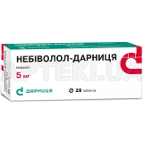 Небиволол-Дарница таблетки 5 мг контурная ячейковая упаковка, №28
