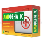 Амифена ІС таблетки, покрытые пленочной оболочкой 250 мг блистер в пачке, №20