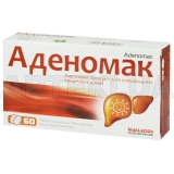 Аденомак таблетки, покрытые кишечно-растворимой оболочкой 400 мг, №60